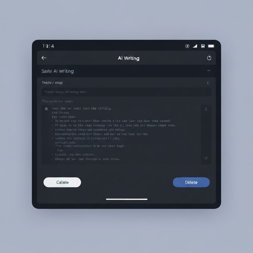 AI Writing Assistant